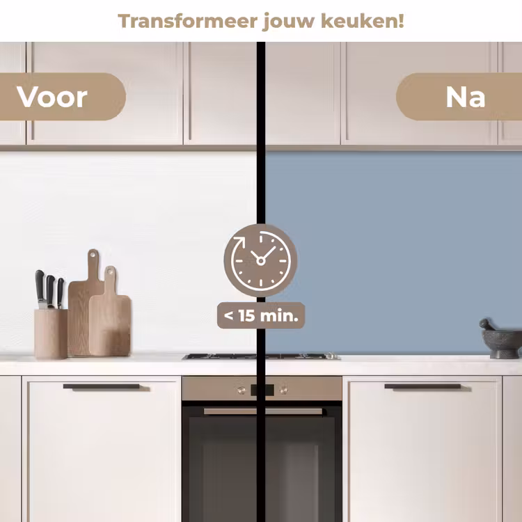 Mellow - Breeze - Blauw keuken achterwand 2 middel 871 -voor-na2_NL