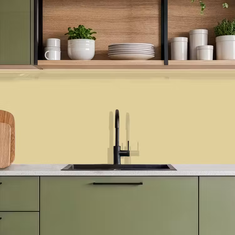 Mellow - Touch - Geel keuken achterwand 2 middel 871 -sfeer3