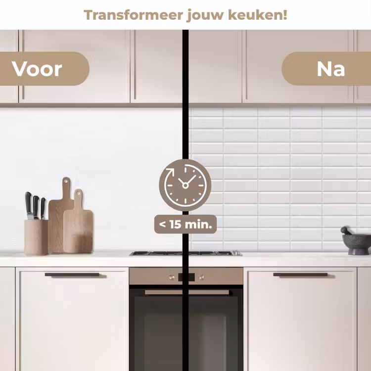 Metro - Tegels - Wit keuken achterwand 2 middel 871 -voor-na2_NL