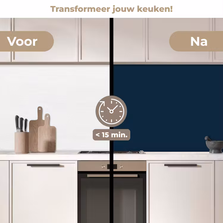 Midnight - Blue - Blauw keuken achterwand 2 middel 871 -voor-na2_NL