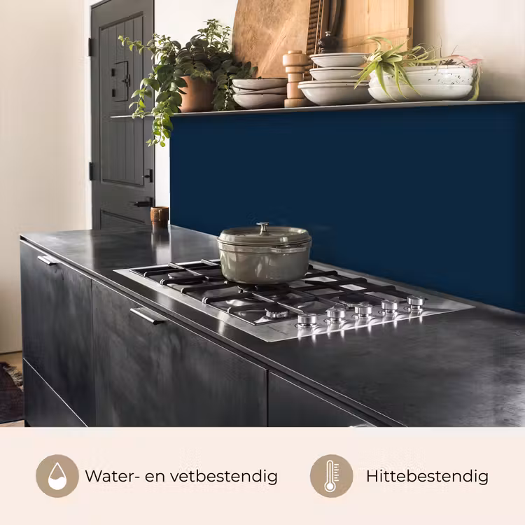 Midnight - Blue - Blauw keuken achterwand 2 middel 871 -usp_NL