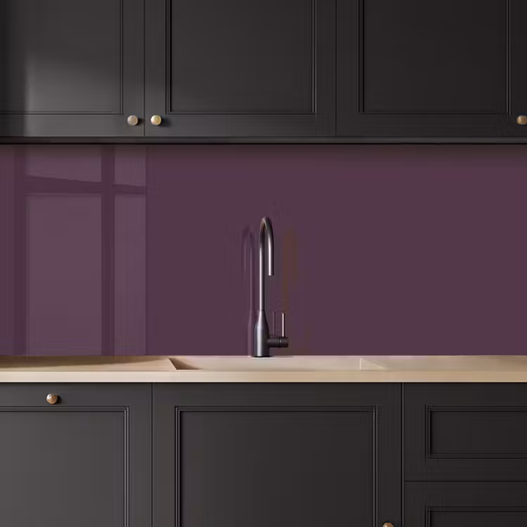 Midnight - Plum - Paars keuken achterwand 2 middel 871 -sfeer1