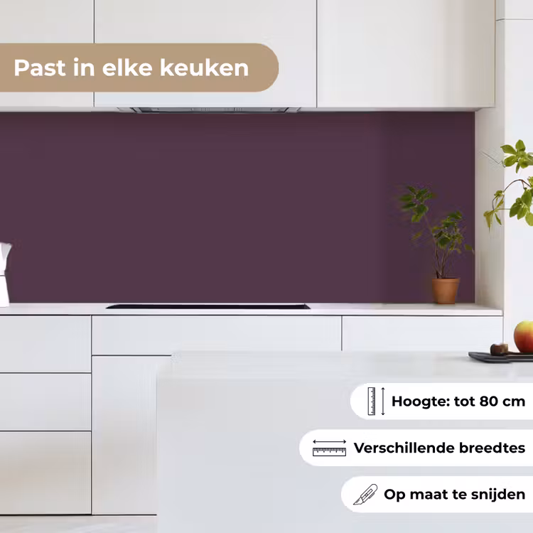 Midnight - Plum - Paars keuken achterwand 2 middel 871 -sfeer4_NL