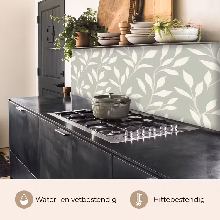 Minimalistisch - Patroon - Groen keuken achterwand 2 middel 871 -usp_NL