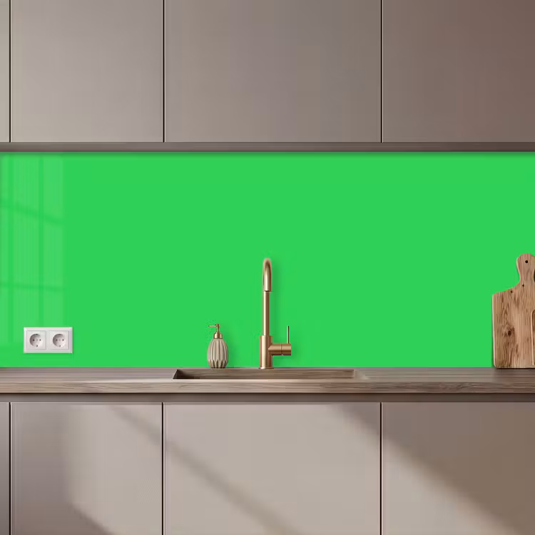Mint - Green - Groen keuken achterwand 2 middel 871 zz_3dshopping