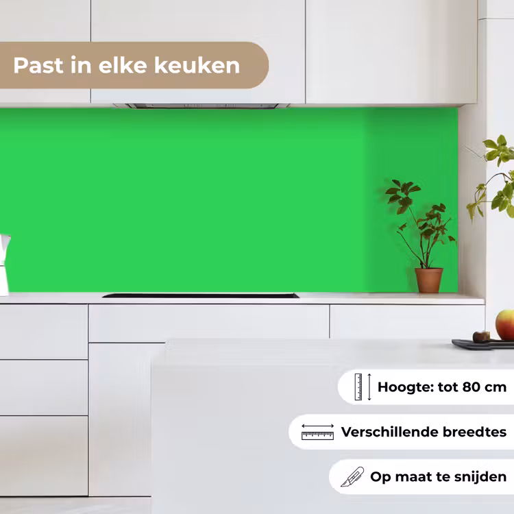 Mint - Green - Groen keuken achterwand 2 middel 871 -sfeer4_NL