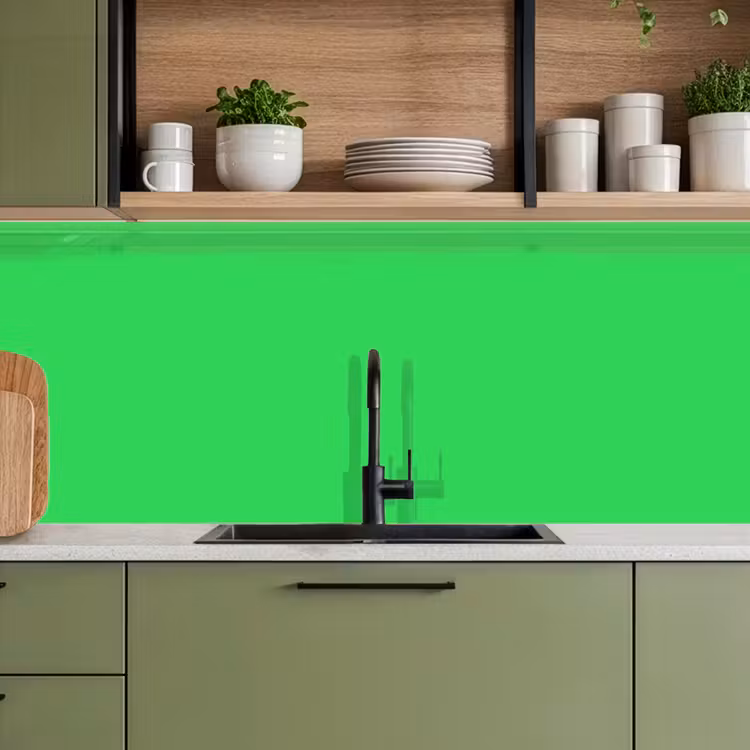 Mint - Green - Groen keuken achterwand 2 middel 871 -sfeer3