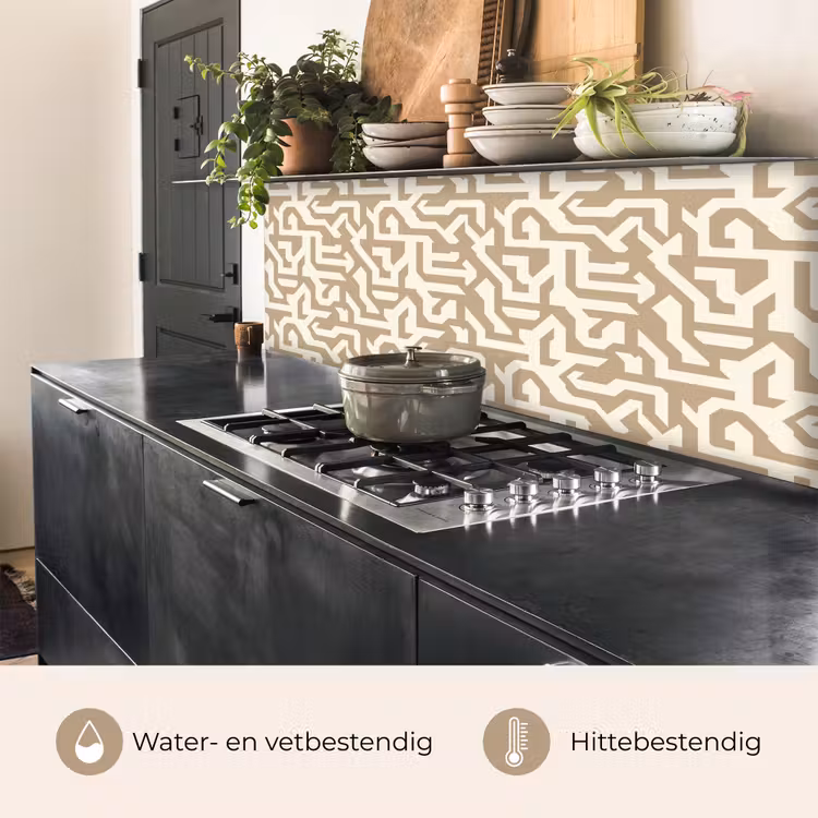 Modern - Abstract - Beige keuken achterwand 2 middel 871 -usp_NL
