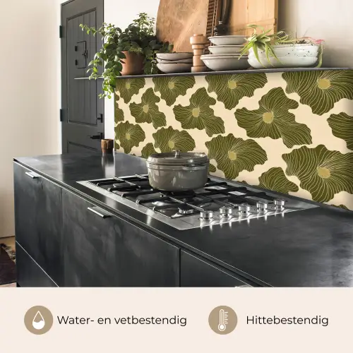 Modern - Abstract - Groen keuken achterwand 2 middel 871 -usp_NL