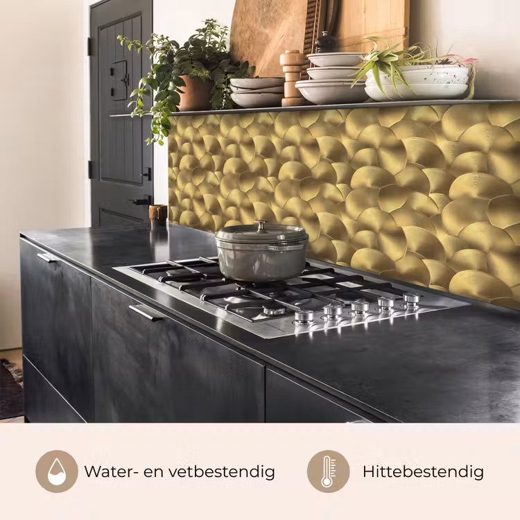 Modern - Cirkel - Goud keuken achterwand 2 middel 871 -usp_NL