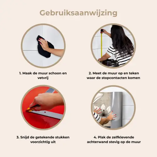 Modern - Design - Wit keuken achterwand 2 middel -gebruiksaanwijzing_NL