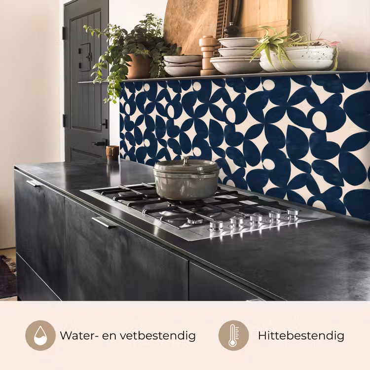Modern - Geometrisch - Blauw keuken achterwand 2 middel 871 -usp_NL