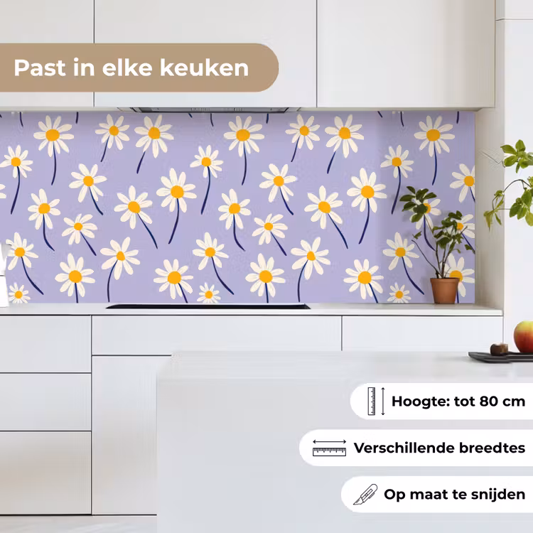 Modern - Madelief - Paars keuken achterwand 2 middel 871 -sfeer4_NL