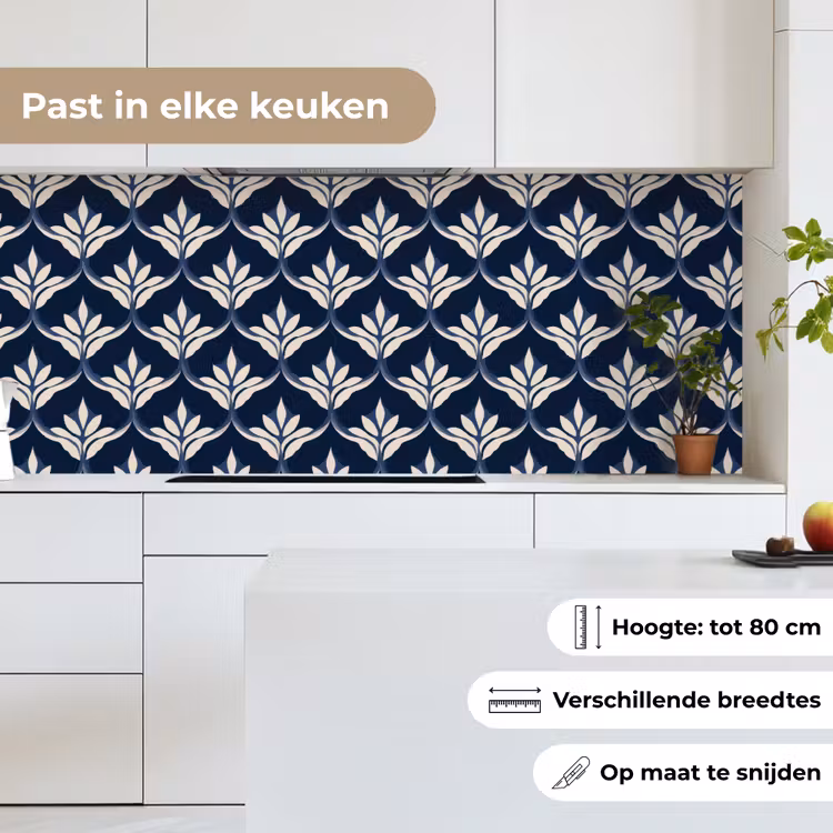 Modern - Ontwerp - Blauw keuken achterwand 2 middel 871 -sfeer4_NL
