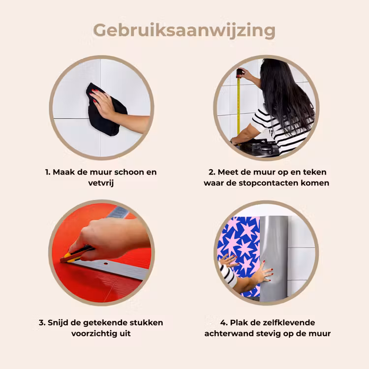Modern - Sterren - Blauw keuken achterwand 2 middel 871 -gebruiksaanwijzing_NL