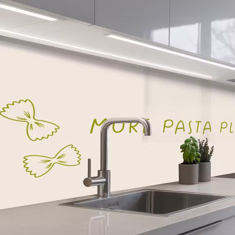 More pasta please keuken achterwand 2 middel -3d_schuin