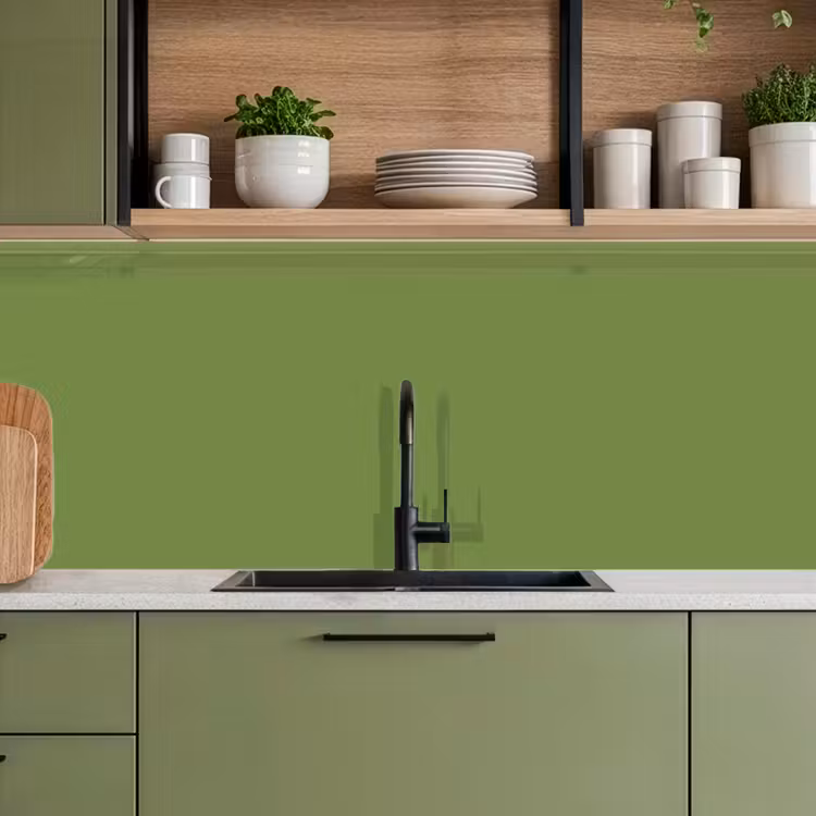 Moss - Green - Groen keuken achterwand 2 middel 871 -sfeer3