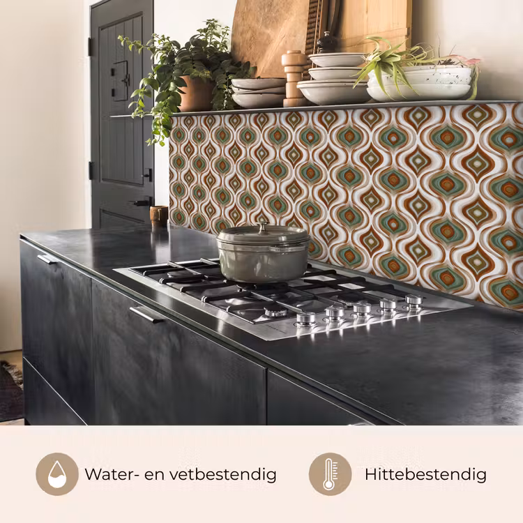 Motief - Patroon - Kleurrijk keuken achterwand 2 middel 871 -usp_NL