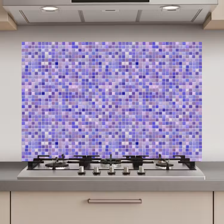 Mozaïek - Tegels - Lila - Amethist keuken achterwand spatscherm klein 900 -3d_website