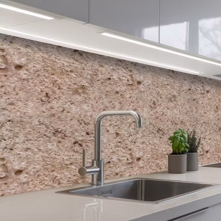 Muur - Beschadigd - Erosie - Poreus keuken achterwand 2 middel 871 -3d_schuin