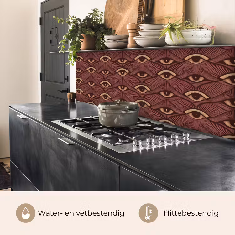 Mystiek - Ogen - Bruin keuken achterwand 2 middel 871 -usp_NL