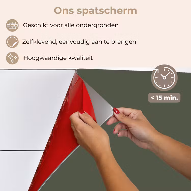 Nachtwacht: Groene Editie keuken achterwand spatscherm klein -spatscherm_NL