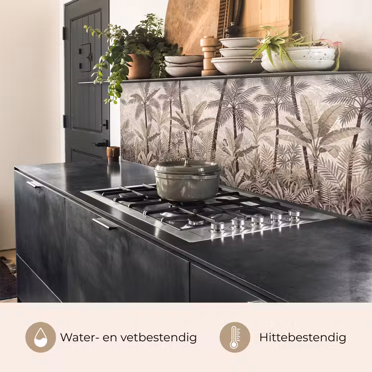 Natuur - Bladeren - Landschap - Mozaïek - Beige keuken achterwand 2 middel -usp_NL
