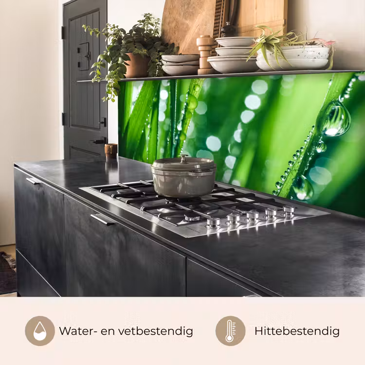Natuur - Gras - Groen keuken achterwand 2 middel -usp_NL
