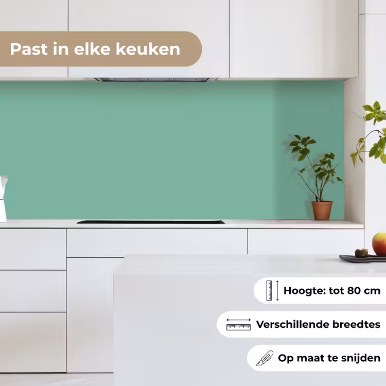 Ocean - Jade - Groen keuken achterwand 2 middel 871 -sfeer4_NL