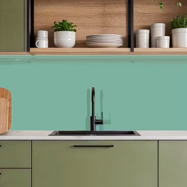Ocean - Jade - Groen keuken achterwand 2 middel 871 -sfeer3