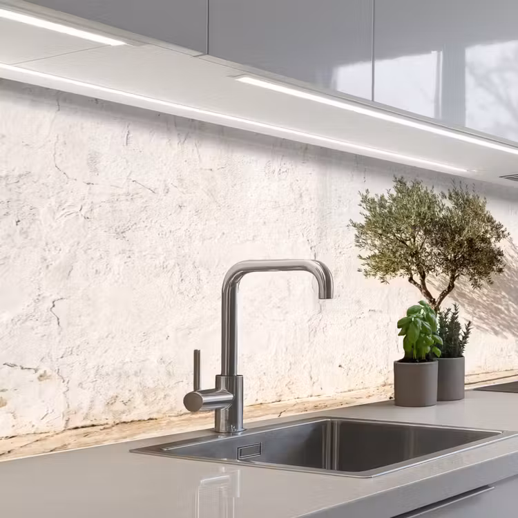 Keuken achterwand - Olijfboom - muur - wit - Olijfboom - muur - wit keuken achterwand 2 middel