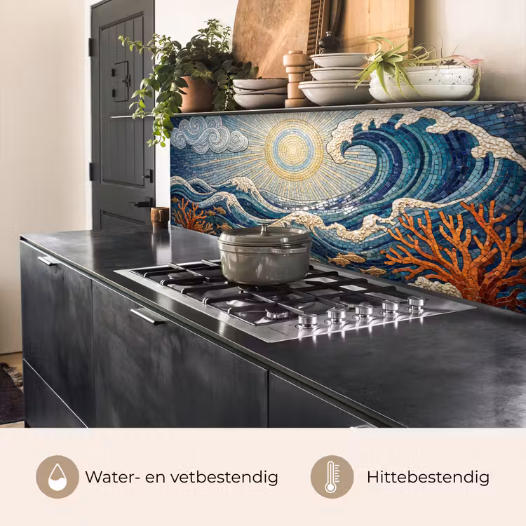 Onderwater - Koraal - Vis - Natuur - Kunst keuken achterwand 2 middel -usp_NL