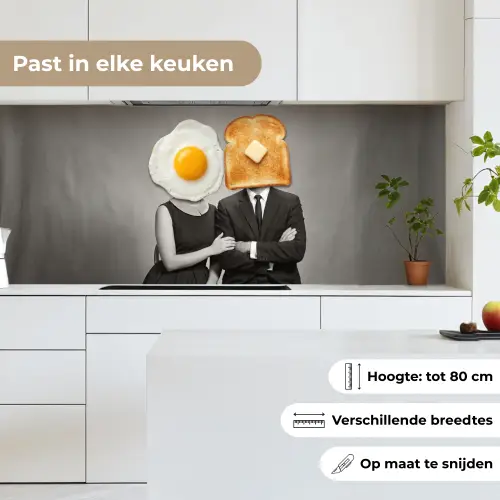 Ontbijt - Koppel - Ei - Brood keuken achterwand 2 middel -sfeer4_NL