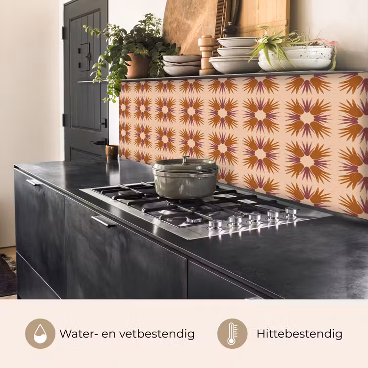 Ornament - Patroon - Oker keuken achterwand 2 middel 871 -usp_NL