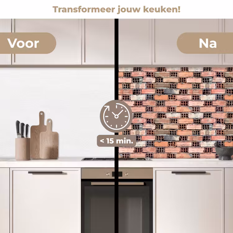Oud - Stenen - Muur keuken achterwand 2 middel 871 -voor-na2_NL