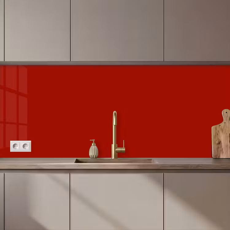 Oxblood - Maroon - Rood keuken achterwand 2 middel 871 zz_3dshopping