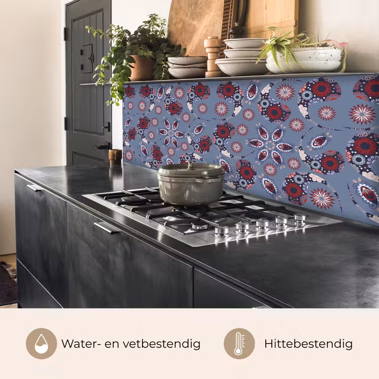 Paisley - Bloemen - Patronen keuken achterwand 2 middel 871 -usp_NL