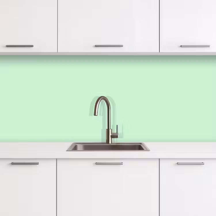 Pale - Mint - Groen keuken achterwand 2 middel 871 -3d