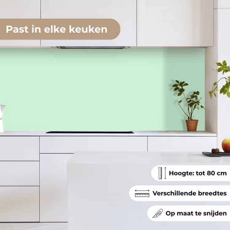 Pale - Mint - Groen keuken achterwand 2 middel 871 -sfeer4_NL