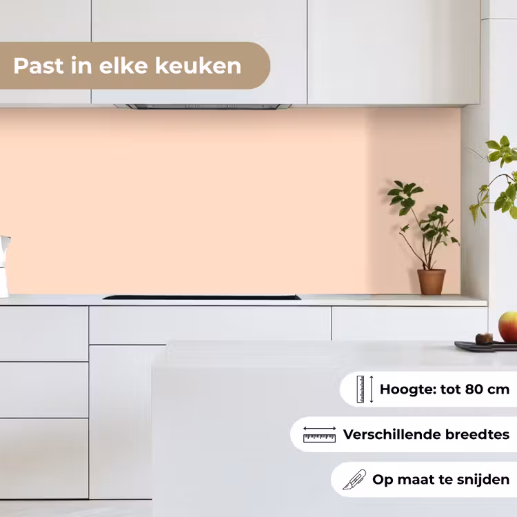 Pale - Peach - Nude keuken achterwand 2 middel 871 -sfeer4_NL