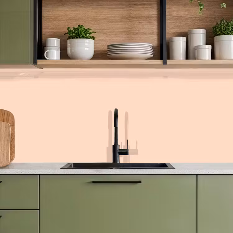 Pale - Peach - Nude keuken achterwand 2 middel 871 -sfeer3