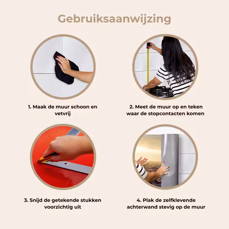 Parijs - Skyline - Zonsondergang - Steden keuken achterwand 2 middel -gebruiksaanwijzing_NL