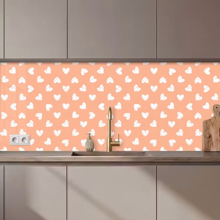 Patronen - Abstract - Hart - Geometrie keuken achterwand 2 middel 871 zz_3dshopping