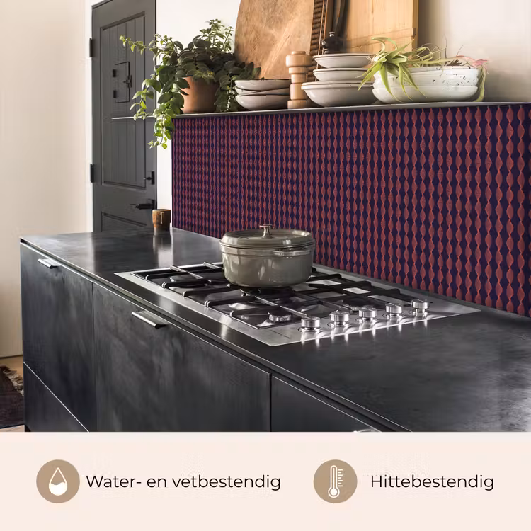 Patronen - Abstract - Vintage keuken achterwand 2 middel 871 -usp_NL