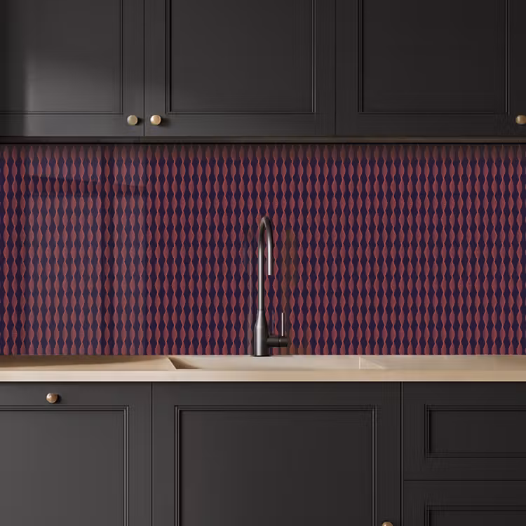 Patronen - Abstract - Vintage keuken achterwand 2 middel 871 -sfeer1