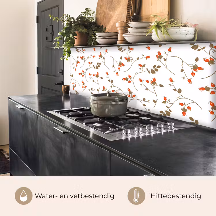 Patronen - Planten - Romantisch - Botanisch keuken achterwand 2 middel 871 -usp_NL