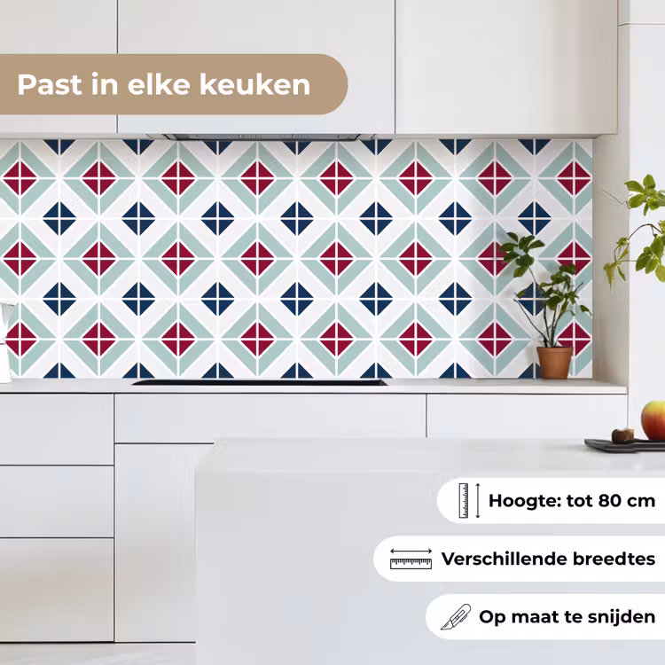 Patronen - Tegel - Abstract keuken achterwand 2 middel 871 -sfeer4_NL