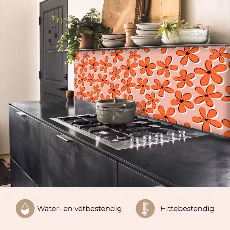 Patronen - Vintage - Bloem keuken achterwand 2 middel 871 -usp_NL