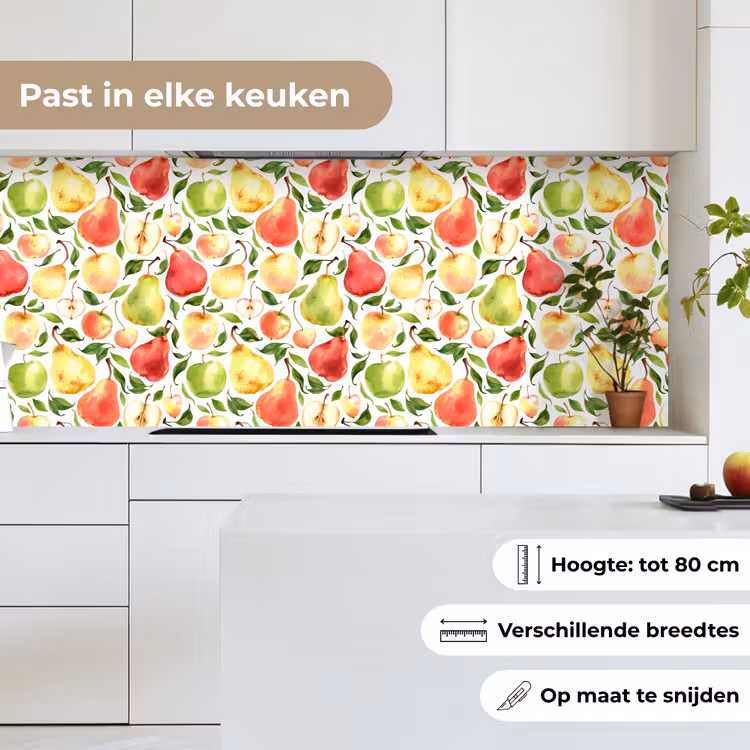 Patroon - Appels - Peren keuken achterwand 2 middel 871 -sfeer4_NL