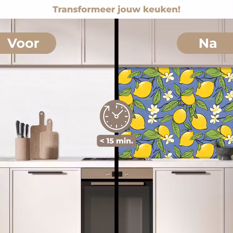 Patroon - Citroen - Illustratie keuken achterwand 2 middel 871 -voor-na2_NL
